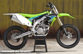 Наклейки FLU  КОМПЛЕКТ KAWASAKI KX250F -20% ― MOTOCROSS-PARTS.RU